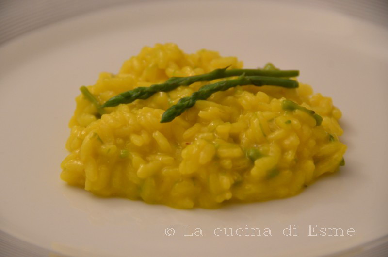 La cucina di Esme Risotto agli asparagi selvatici e zafferano
